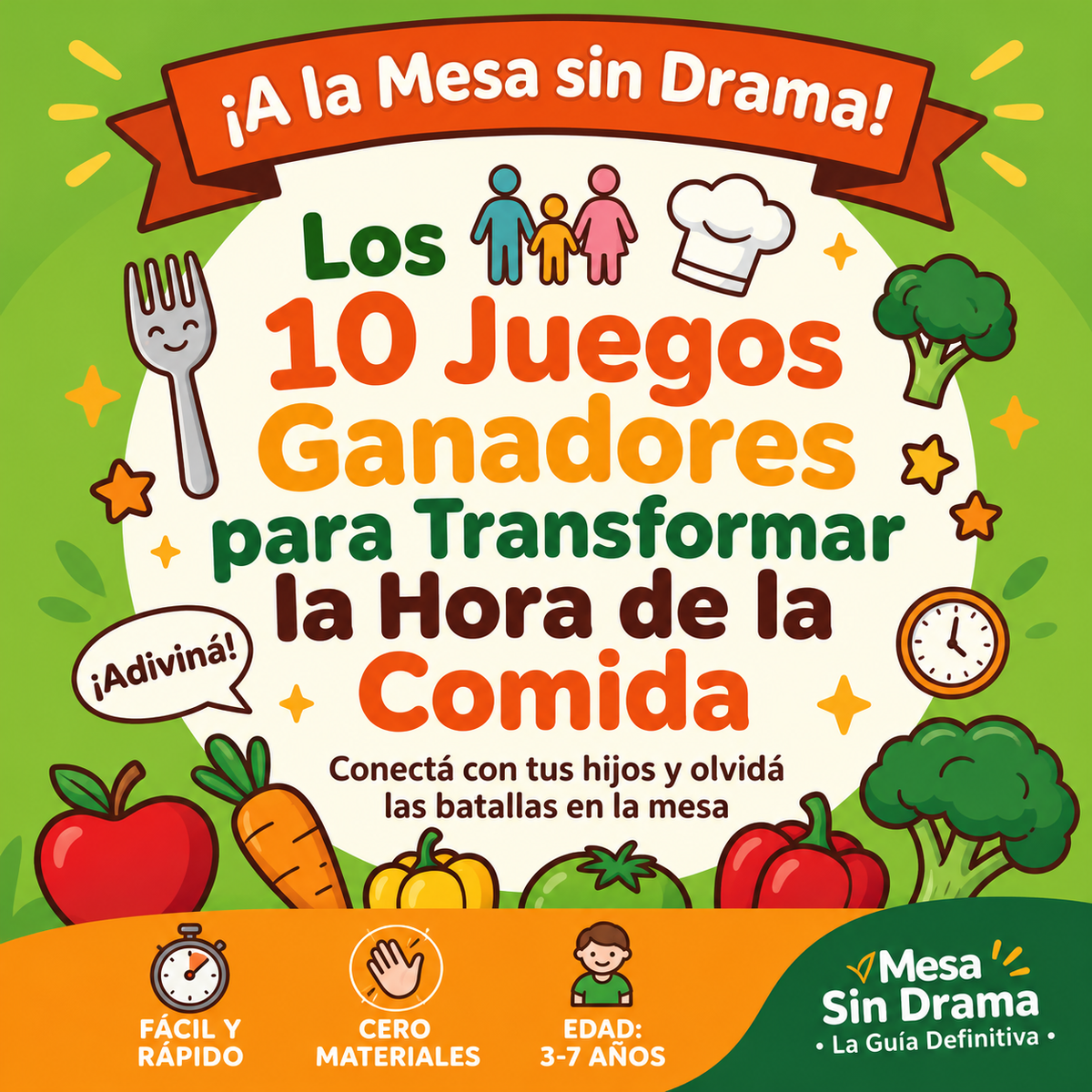 Los 10 Juegos Ganadores para Transformar la Hora de la Comida